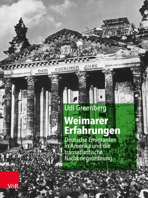 cover image of Weimarer Erfahrungen